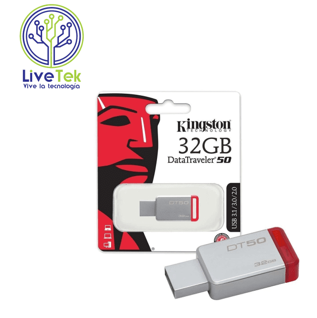 Live Tek - Memoria USB Kingston de 32GB