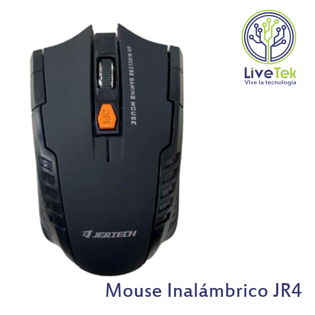 Mouse inalámbrico Jertech JR4 vertical