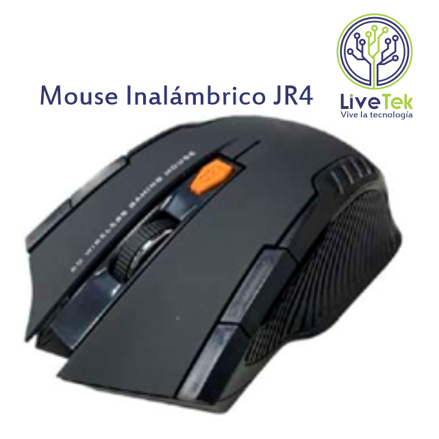 Mouse inalámbrico Jertech JR4 frontal