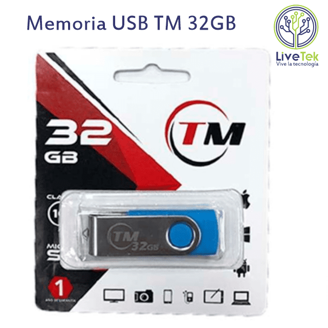 Memoria USB marca TM de 32GB